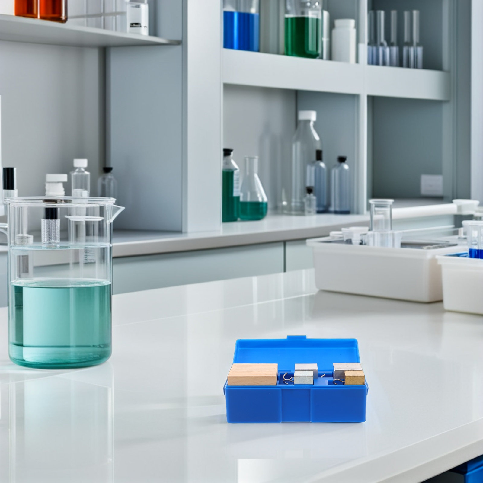 مجموعة مكعبات كثافة مصنوعة من  - مراجعة Lab Equipment وسعره