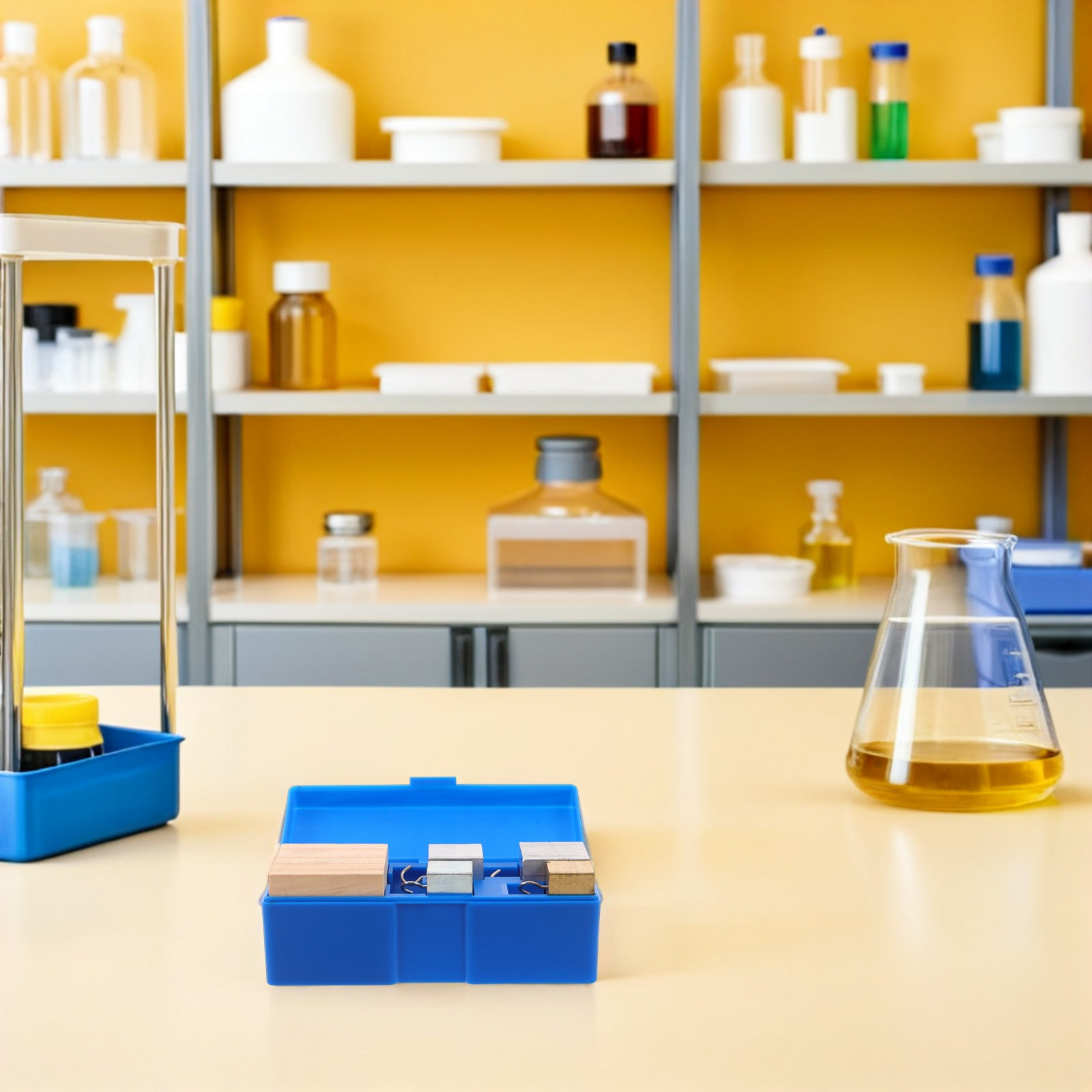 مجموعة مكعبات كثافة مصنوعة من  - مراجعة Lab Equipment وسعره