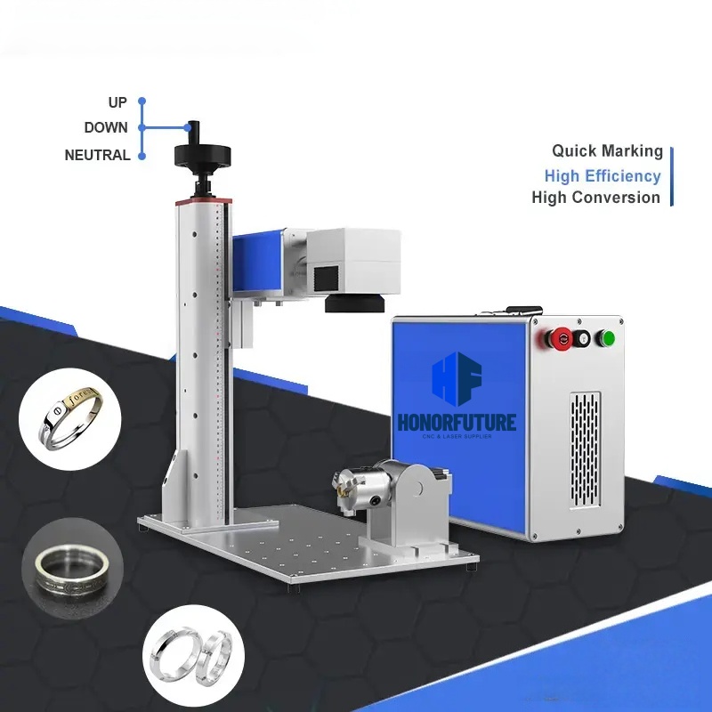 ألياف الليزر 20 واط 30 واط 50  - مراجعة Fiber Laser Marking Machine 30W وسعره