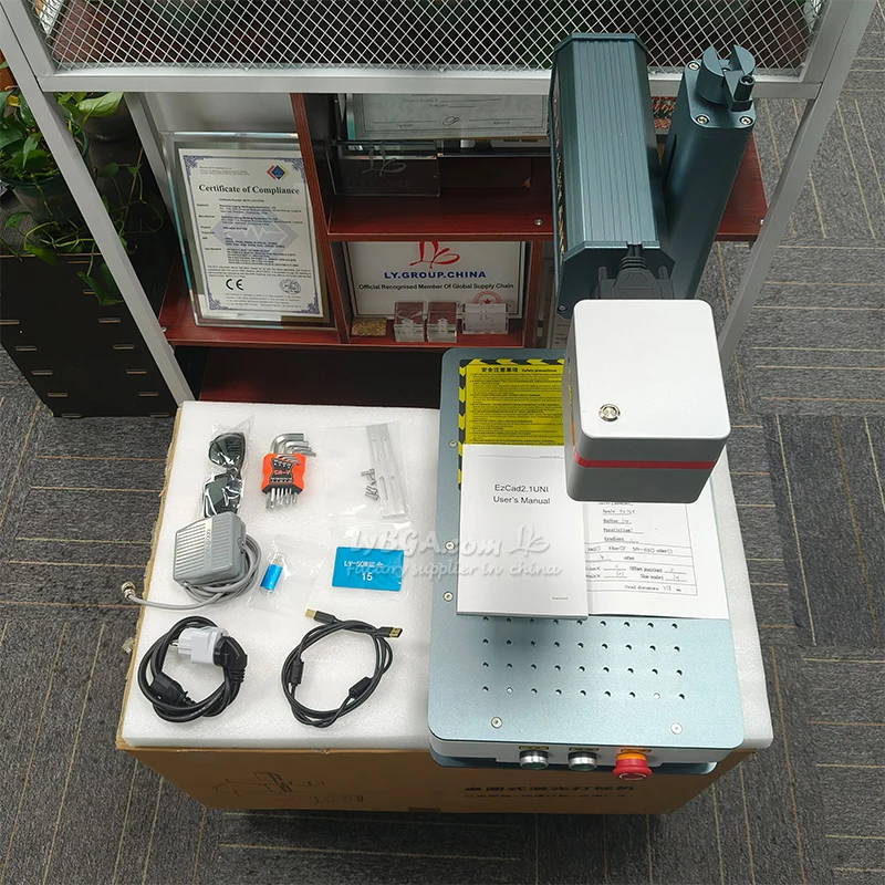 آلة نقش بالليزر الليفي JPT MOP - مراجعة Fiber Laser Marking Machine 30W وسعره