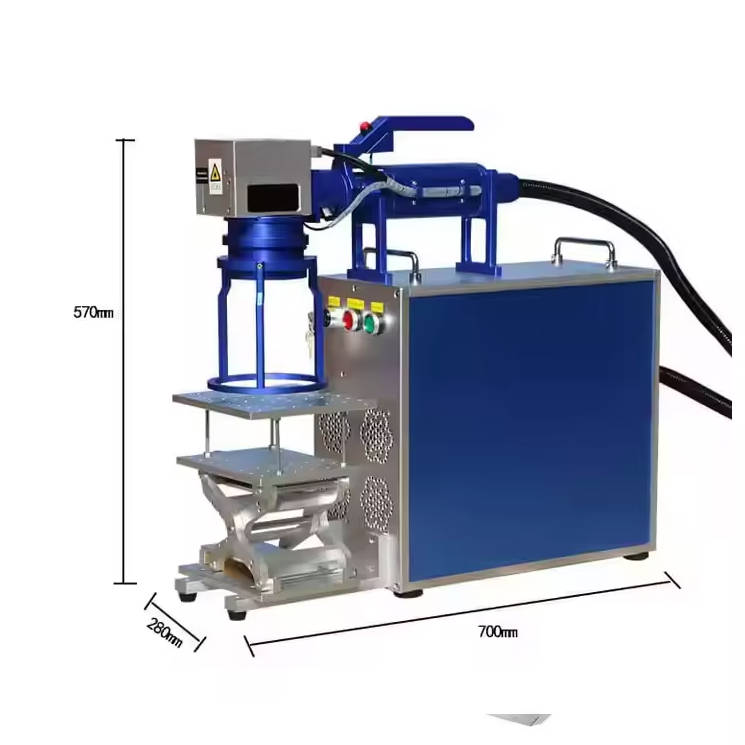 آلة نقش بالليزر الليفي S4 بقوة - مراجعة Fiber Laser Marking Machine 30W وسعره