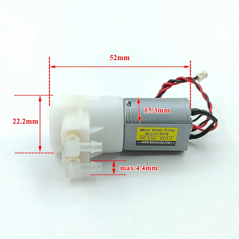 SKOOCOM SC2201RPM مضخة تمعجية  - مراجعة Mini Peristaltic Pump 12V وسعره