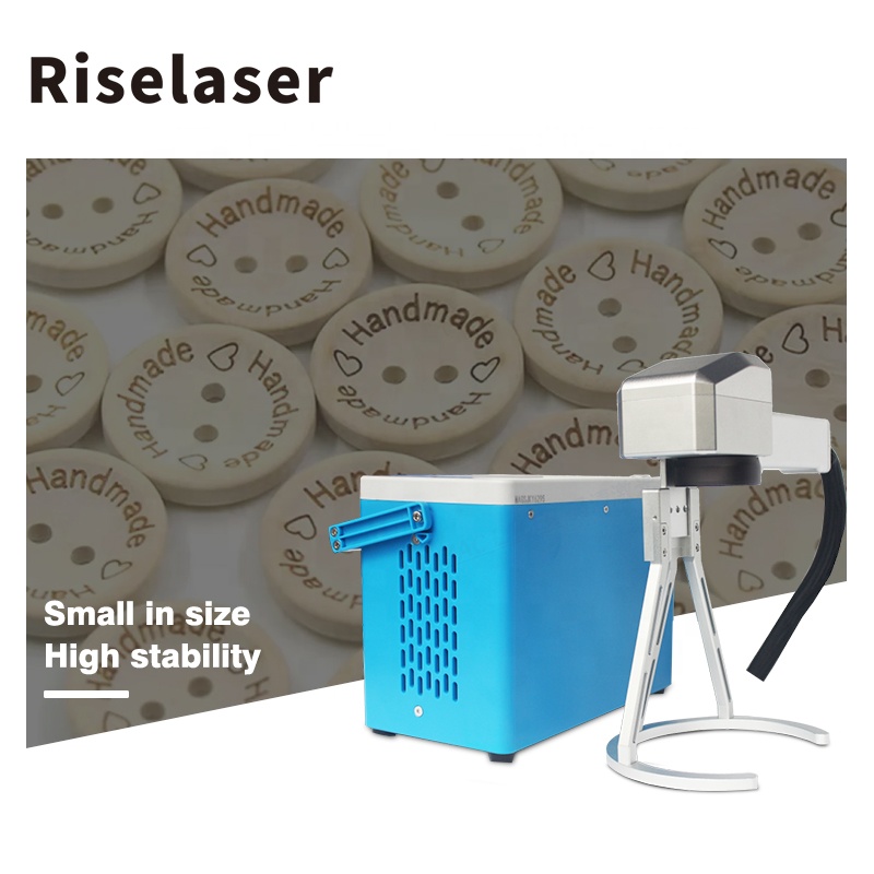 آلة وسم بالليزر محمولة صغيرة ب - مراجعة Fiber Laser Marking Machine 30W وسعره