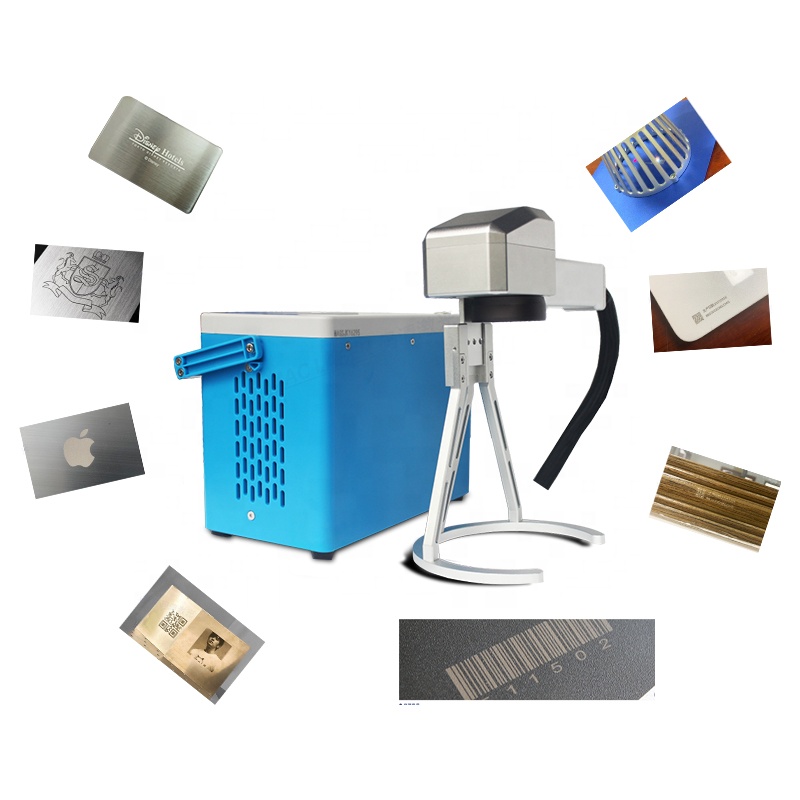 آلة وسم بالليزر محمولة صغيرة ب - مراجعة Fiber Laser Marking Machine 30W وسعره