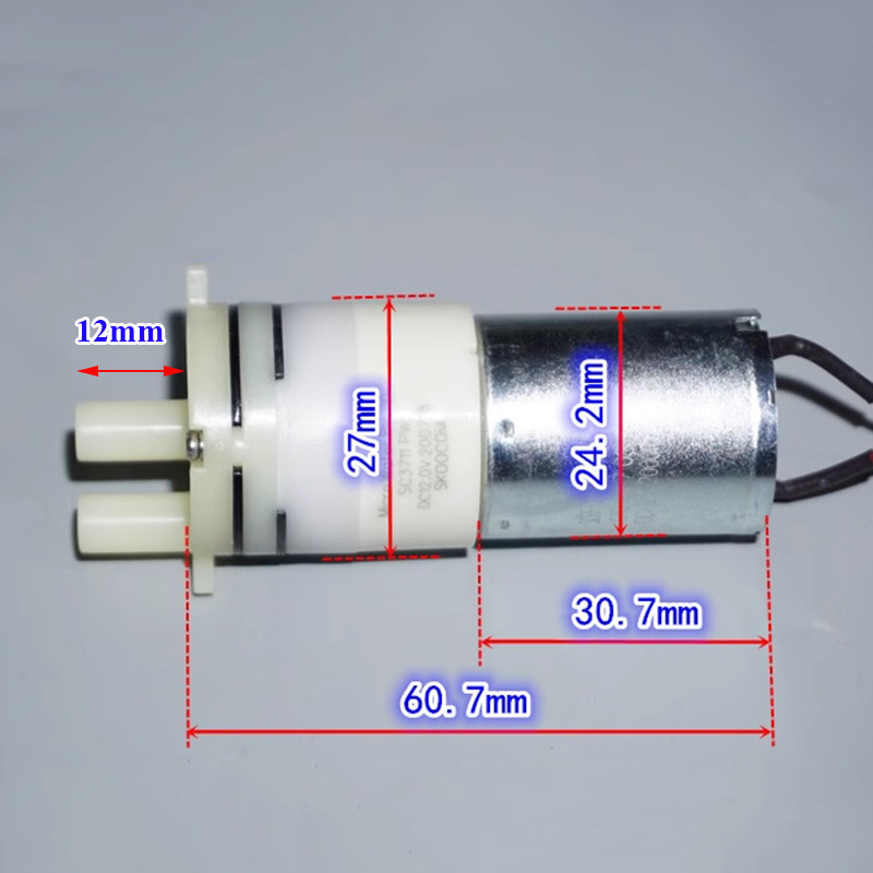 SKOOCOM-مضخة غشائية صغيرة ، شف - مراجعة Mini Peristaltic Pump 12V وسعره