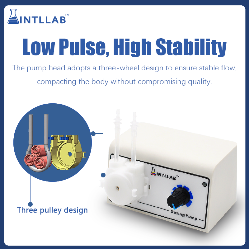 مضخة تمعجية قابلة للبرمجة 12 ف - مراجعة Mini Peristaltic Pump 12V وسعره