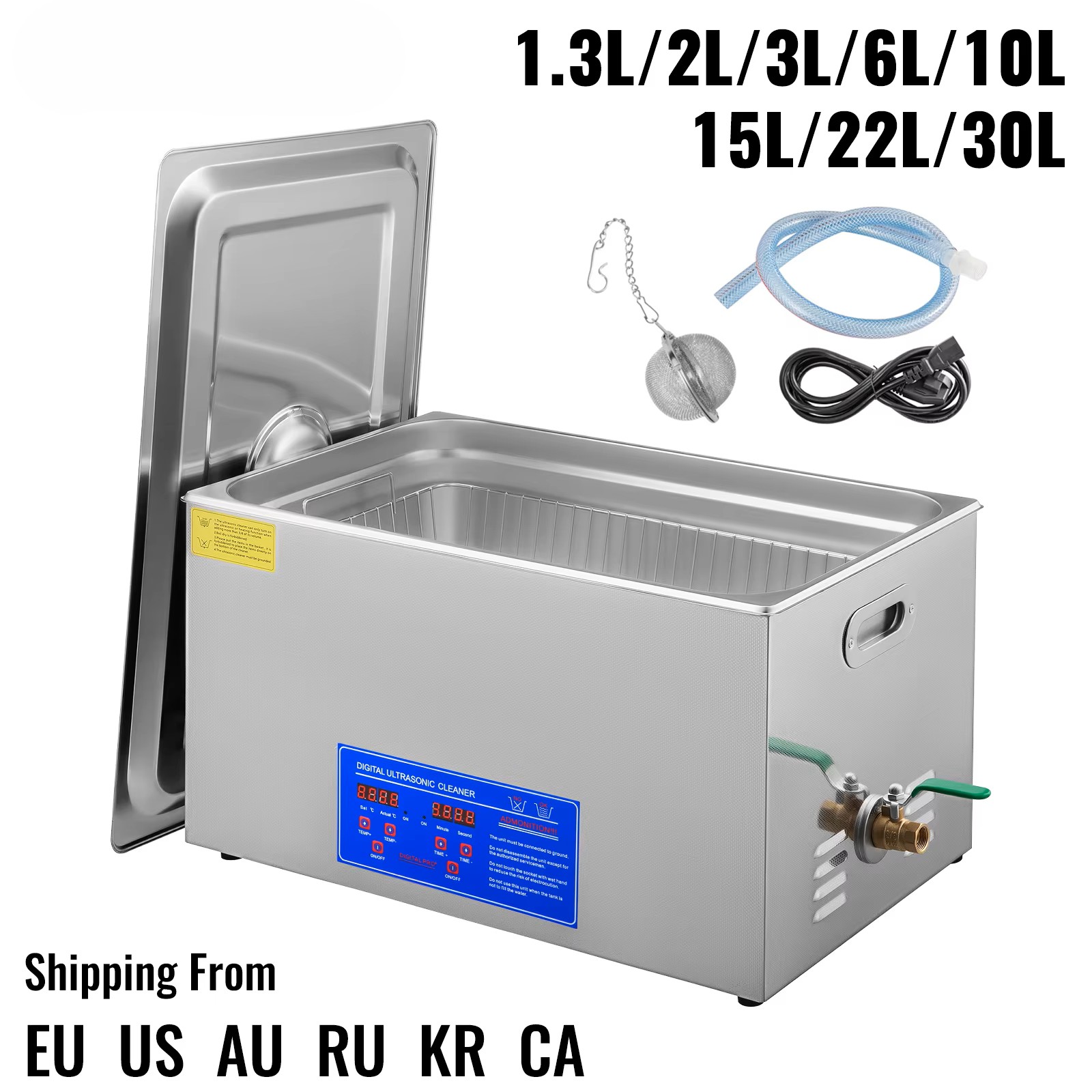 جهاز تنظيف بالموجات فوق الصوتي - مراجعة Ultrasonic Cleaner 30L Industrial وسعره